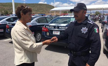Entregan 153 patrullas a Policía Municipal de SLP 