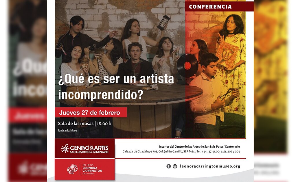 Universitarios presentarán conferencia “¿Qué es ser un artista incomprendido?