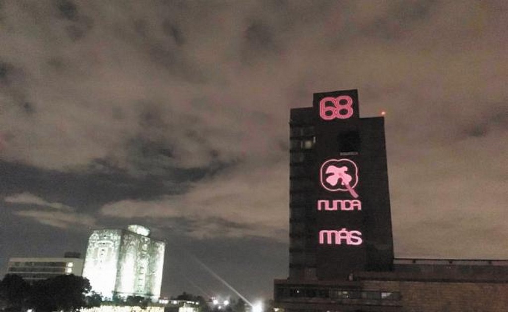 La UNAM se viste de luto por represión estudiantil