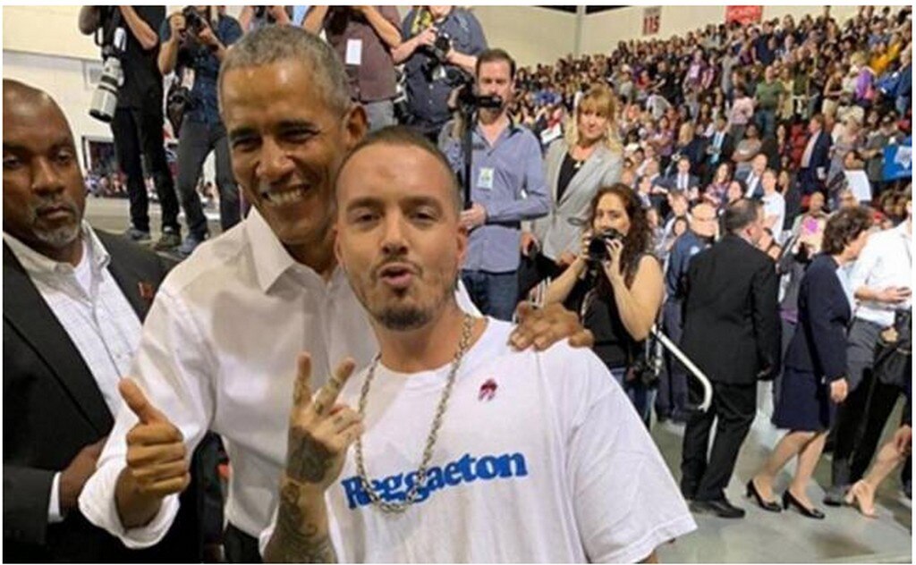 Obama muestra su gusto por el reggaetón y por J Balvin