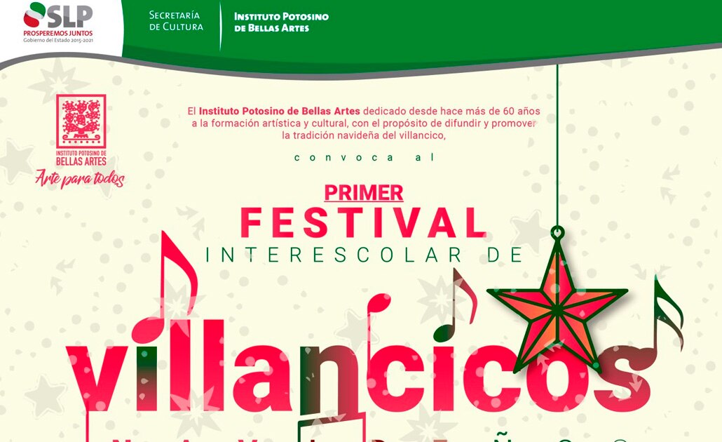 Invita Secretaría de Cultura a Primer Festival Interescolar de Villancicos 2018