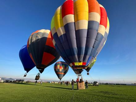 Se eleva el primer Festival del Globo en cielo de Villa de Arriaga, SLP