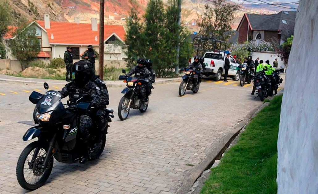 Embajada de México en Bolivia reporta fuerte operativo policial en sus alrededores