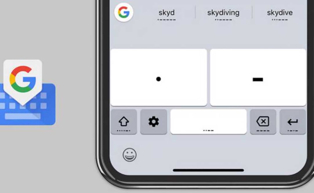 Con la ayuda de Tania Finlayson, se diseñó el teclado, agregó secuencias de Morse al autocorrector y desarrollaron ajustes que permiten personalizarlo a necesidades tipificadas
