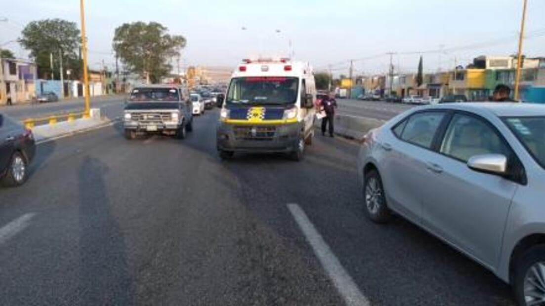 Choque en carretera Rioverde, un lesionado