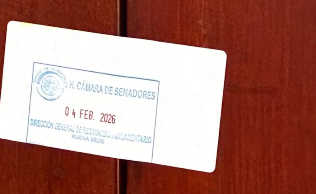 Clausuran salón de belleza en el Senado tras ser reabierto (04/02/26). Foto: Especial