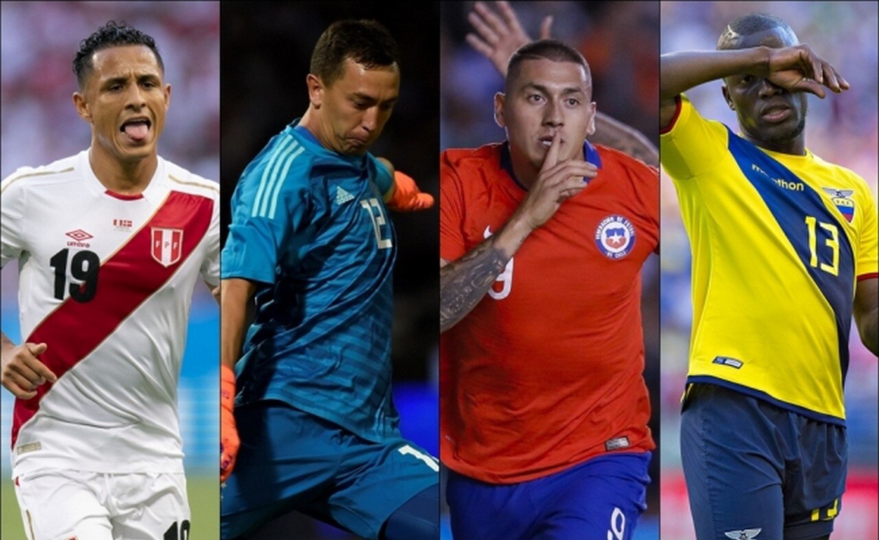 Yotún, Marchesín, Castillo y Valencia. Foto: Especial