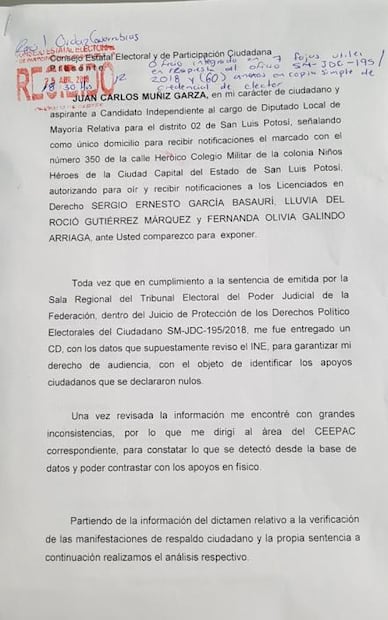 Juan Carlos Muñiz podría estar en la boleta