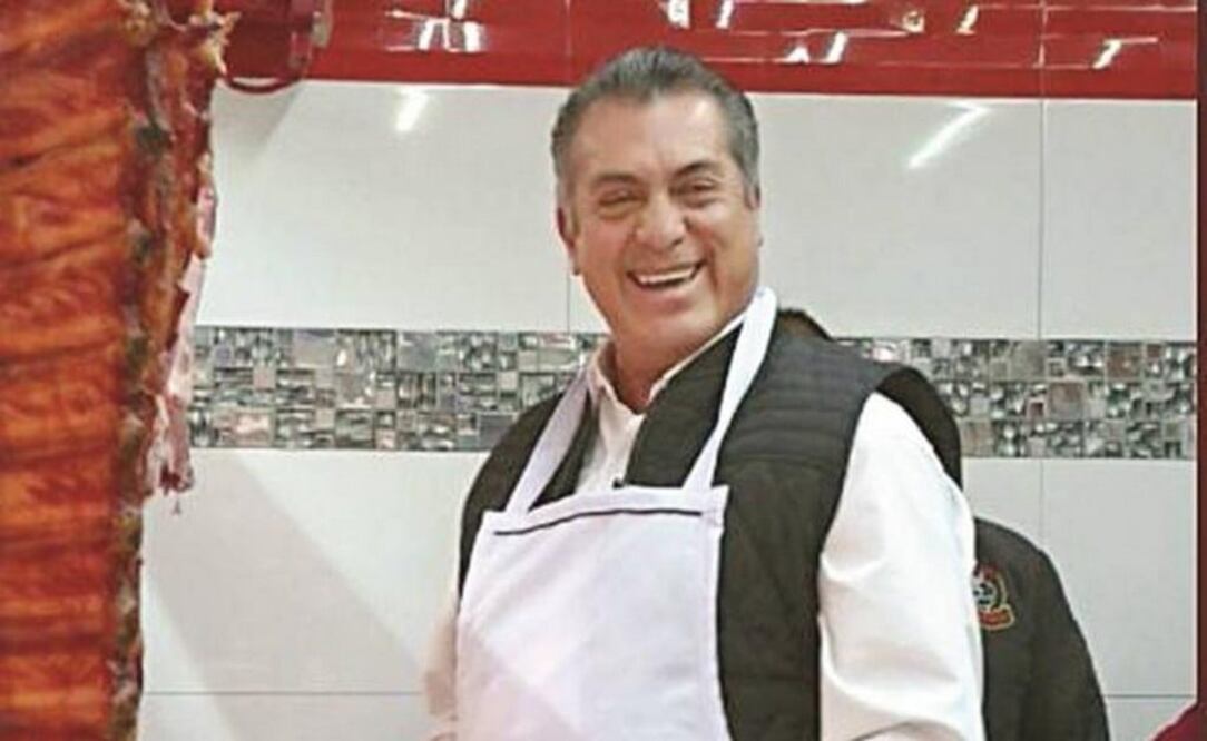Jaime Rodríguez Calderón El Bronco, candidato independiente, cortó carne en el mercado de la Cruz (FOTO TOMADA DE TWITTER)