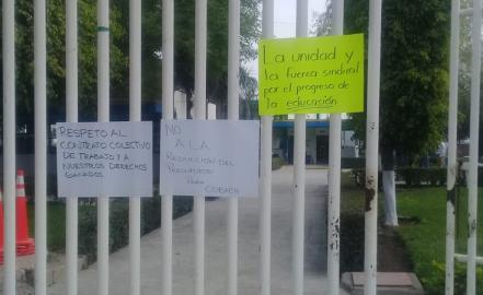 Realizan paro general en Cobach por recorte presupuestal