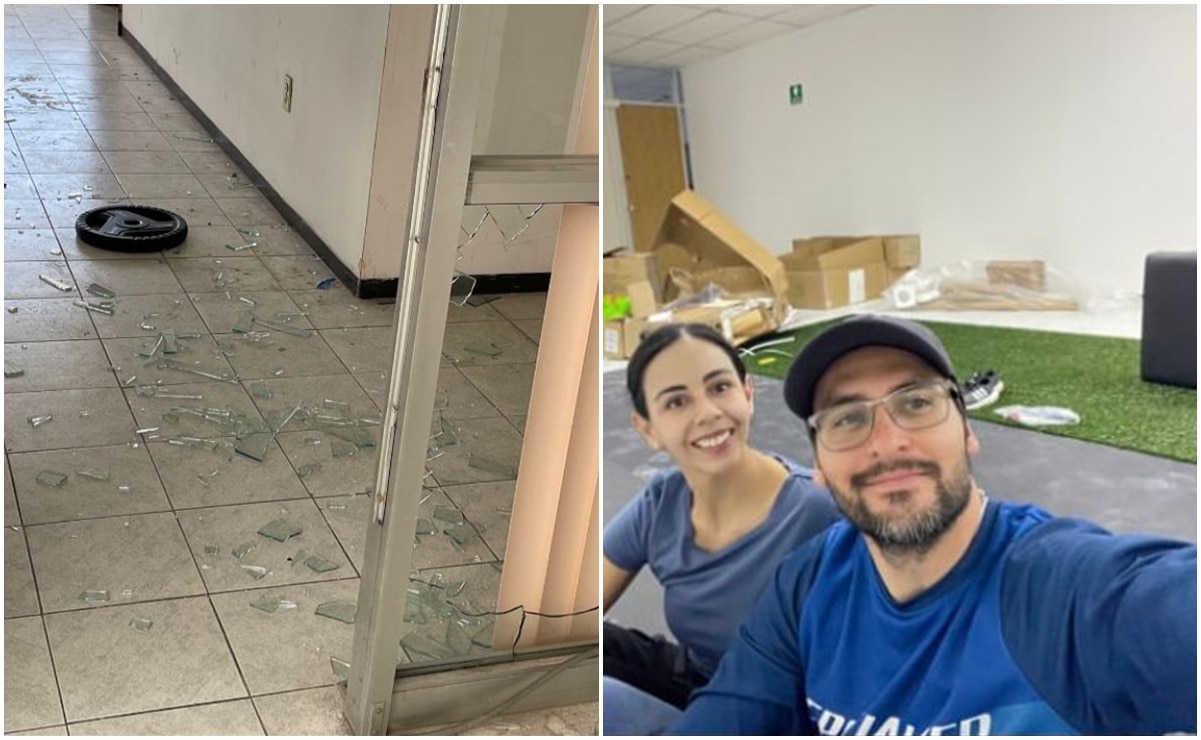 La pareja denunció el robo de su consultorio en la capital de SLP. Fotos: Especiales
