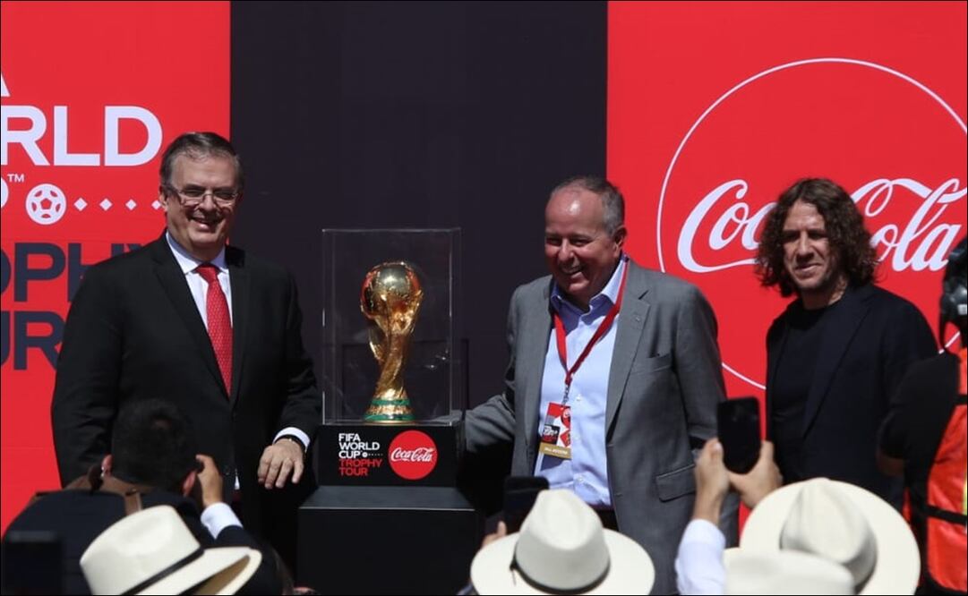 La Copa del Mundo ya está en México; así fue su llegada. Foto: Carlos Mejía EL UNIVERSAL