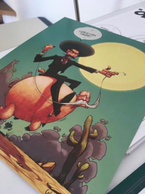 Rafa de Loera Silva, un caricaturista potosino que hace frente a la pandemia con su arte