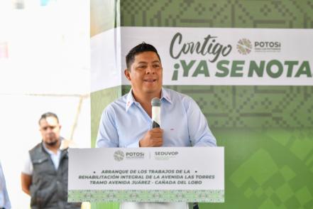 Invierte gobierno de SLP 80 mdp en rehabilitación de la avenida de las Torres
