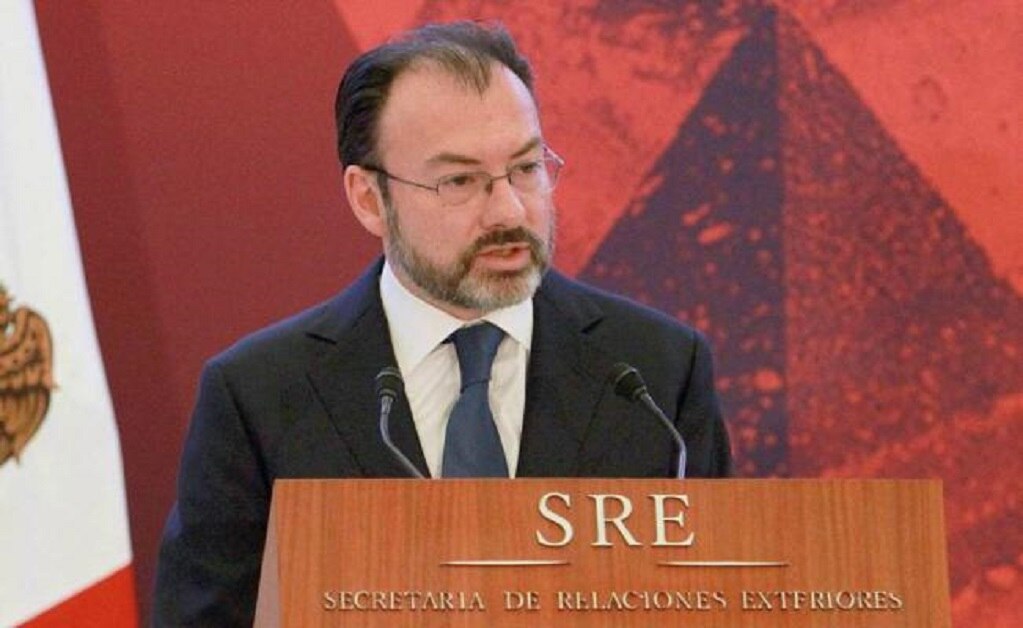 El canciller Luis Videgaray.. Foto: Xinhua