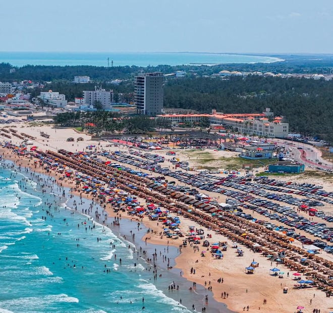 Playa Miramar en Ciudad Madero, Tamaulipas