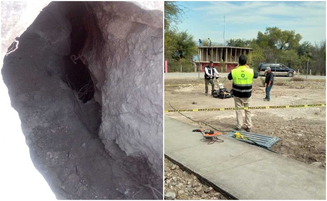 Atiende Protección Civil hundimiento en escuela primaria de Villa Juárez. Fotos: Especiales