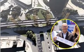 Capital de SLP no participará en construcción del puente de la glorieta de La Familia; Galindo felicita a Gallardo