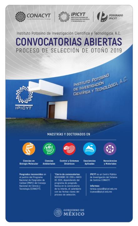 IPICYT abre convocatoria para posgrados