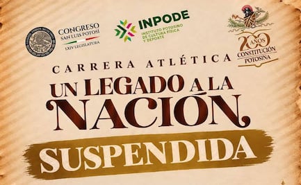 Cancelan carrera atlética del Congreso de SLP a horas de realizarse; ¿qué pasó?