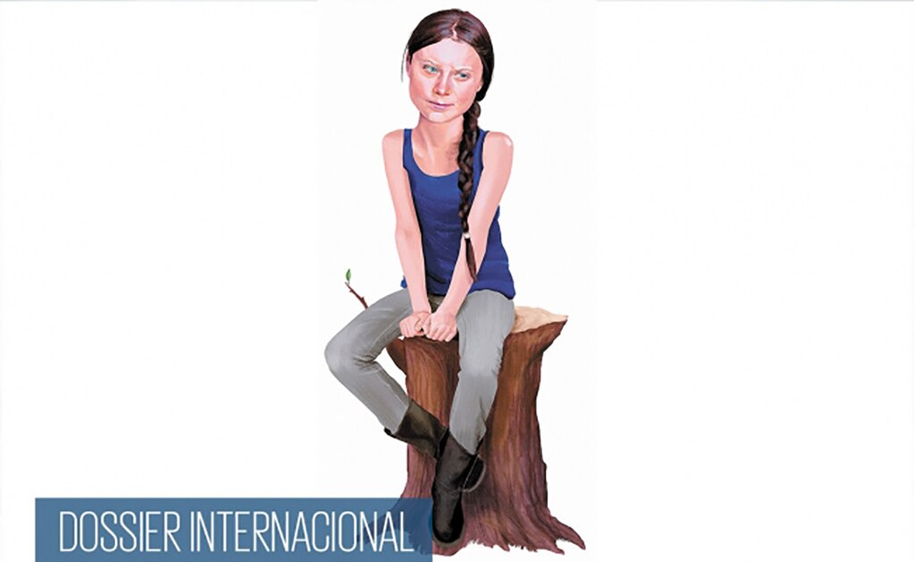 Greta Thunberg, ícono de 16 años contra el cambio climático