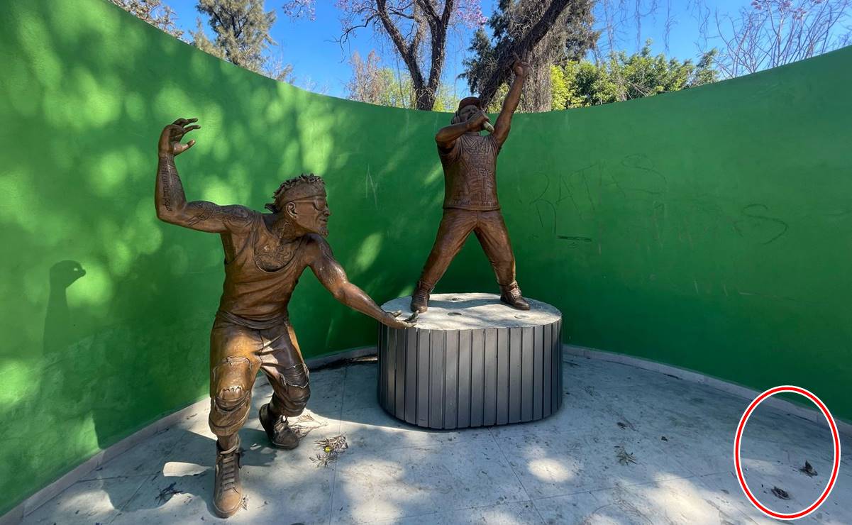 Detienen a dos hombres por el robo de escultura al “Rey del Wepa” en SLP