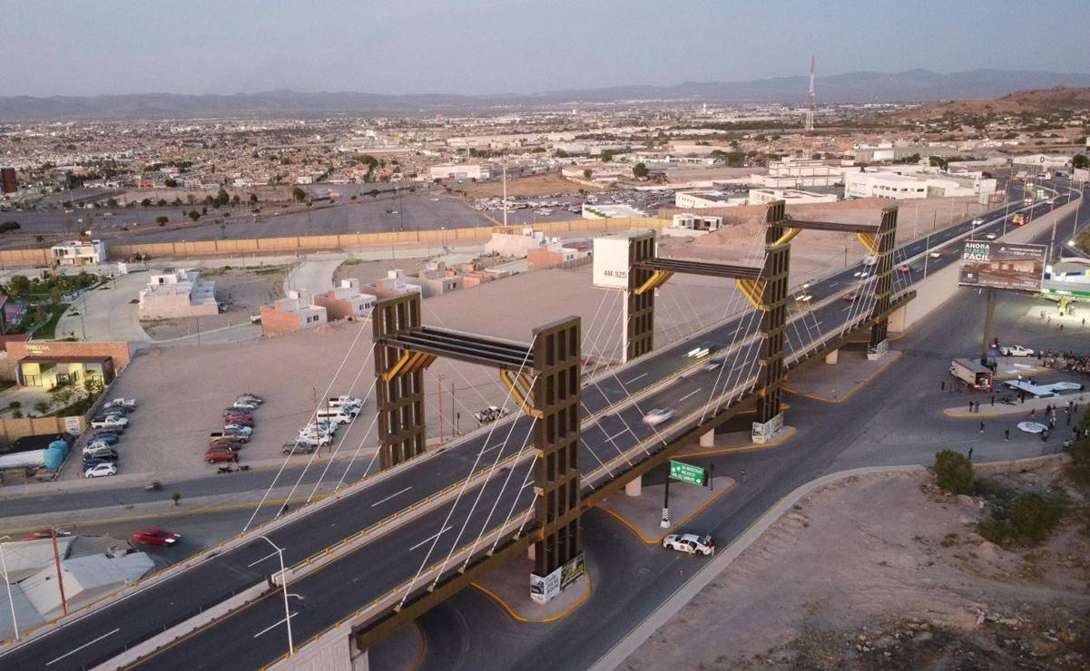 Una de los principales objetivos de las obras viales es reducir el tráfico en la zona industrial de San Luis Potosí. Foto: Especial