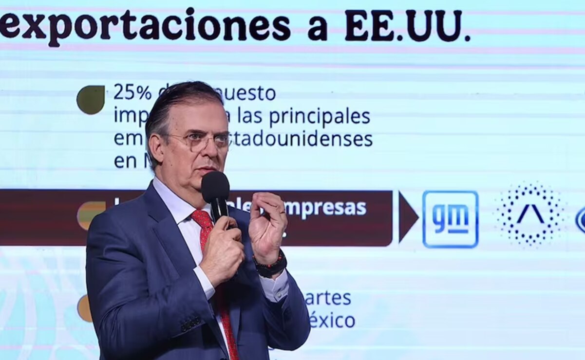 Marcelo Ebrard, secretario de Economía. Foto: Captura de video