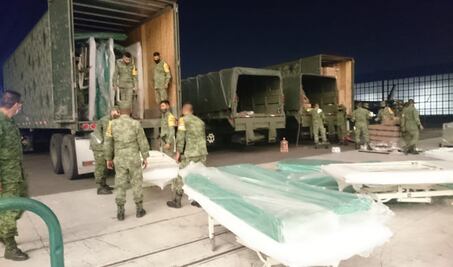 Continúa envío de equipo médico a SLP para enfrentar pandemia de Covid-19