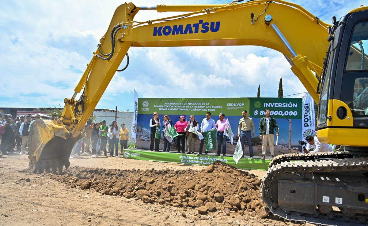 Invierte gobierno de SLP 80 mdp en rehabilitación de la avenida de las Torres