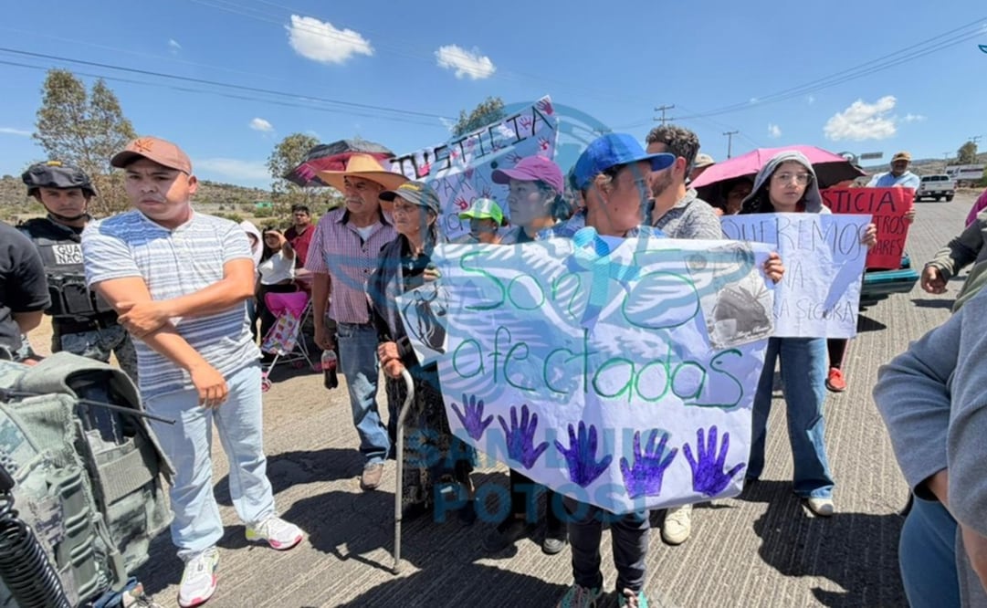 Exigen justicia para Silvia Alvizu, víctima de automovilista en la carretera a Rioverde. Fotos: Humberto Torres