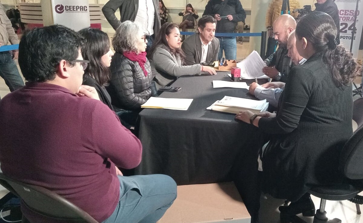 En el último minuto, Morena, PT y el Verde registran coalición electoral en SLP