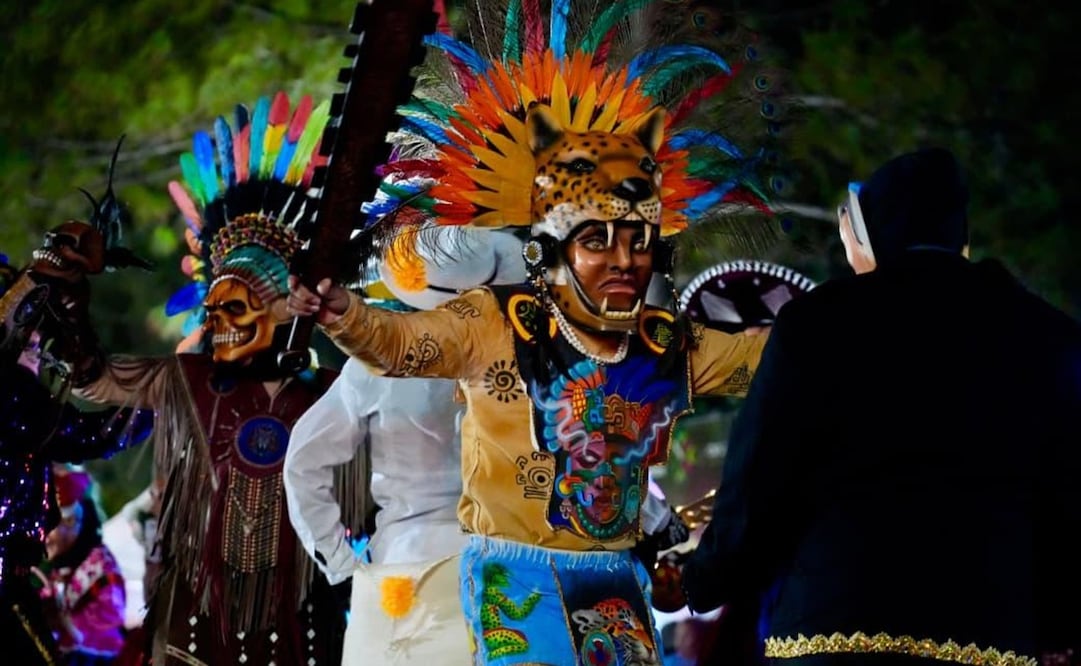 "Xantolo en tu ciudad" en Villa de Pozos. SLP. Foto: Especial