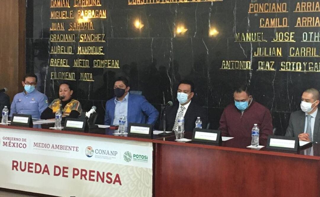 Firman convenio autoridades estatales, locales y Semarnat para protección de Sierra de San Miguelito. Foto: Xochiquetzal Rangel