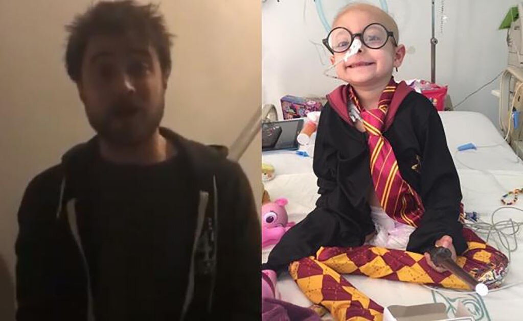 Daniel Radcliffe cumple sueño de niña mexicana con cáncer