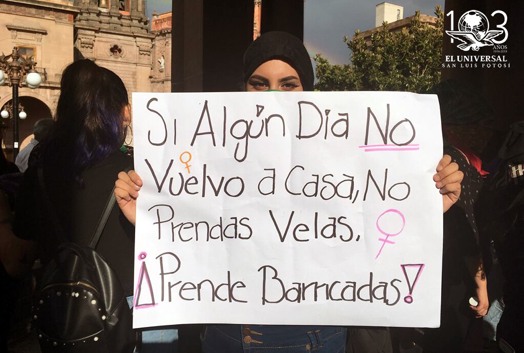 Nuestro Centro respalda protestas; exige alto a los feminicidios