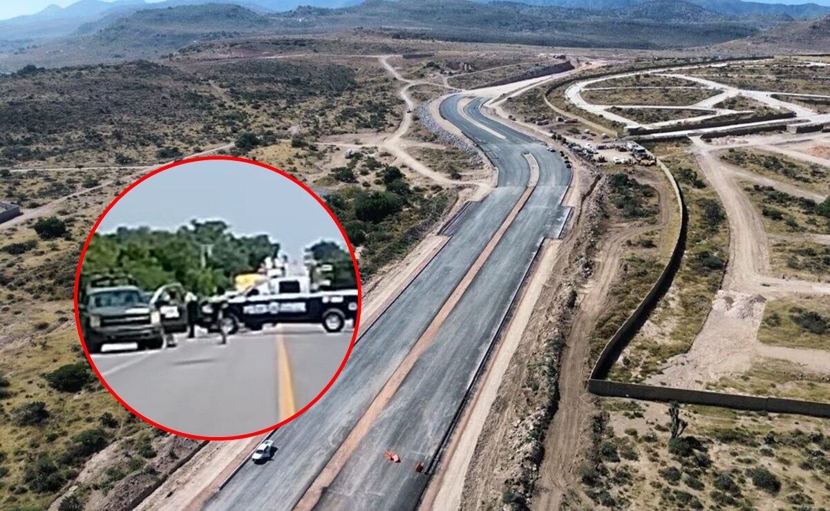 Operativo de seguridad causa bloqueo y alarma en la carretera Tampico–Valles 