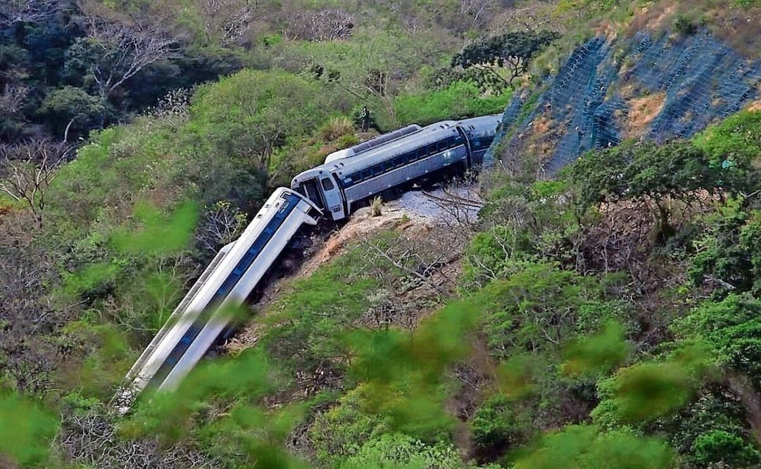 El Tren Interoceánico descarriló en diciembre pasado en Oaxaca con saldo de 14 personas muertas. Foto: Archivo EL UNIVERSAL
