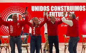 Enrique Galindo llama a la unidad del PRI rumbo a la contienda electoral; militantes lo vitorean como "gobernador"