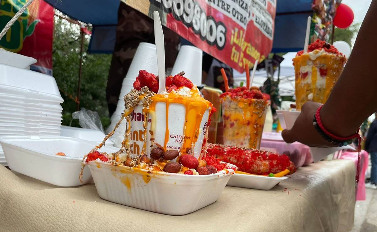 Una gran variedad de elotes se ofrecieron en la Feria Municipal del Elote. Foto: Humberto Torres EL UNIVERSAL