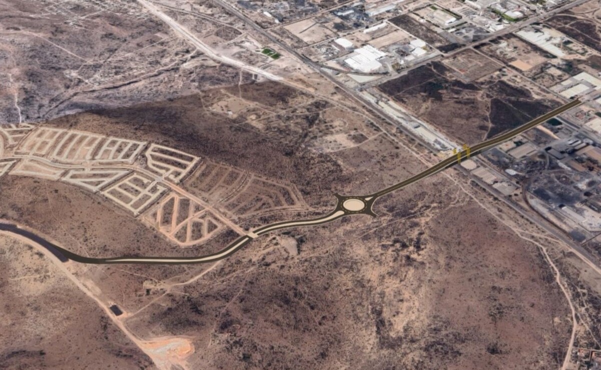 Así será la nueva vía alterna de SLP. Foto: Especial