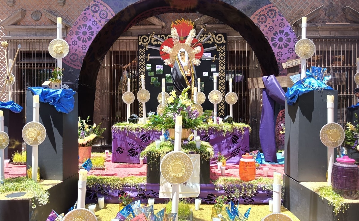 Los altares de Dolores son una gran tradición de Semana Santa en SLP. Fotos: Jazmín Ramírez García