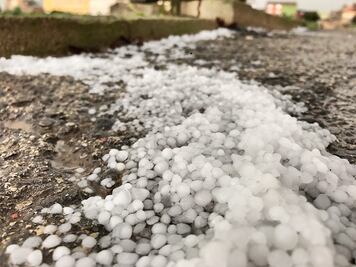 10 familias fueron evacuadas, tras granizada en Soledad