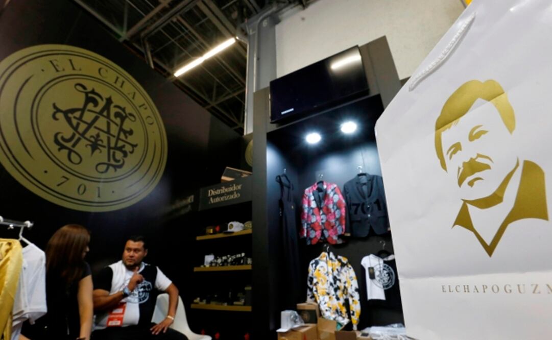 La marca tiene más de 13 años y tiene prendas inspiradas en Joaquín Guzmán Loera, el Chapo. Foto: Agencias