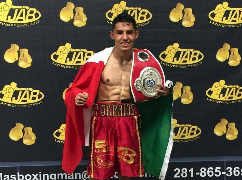 Luis Fernando Saaveedra, boxeador potosino. Foto: Especial