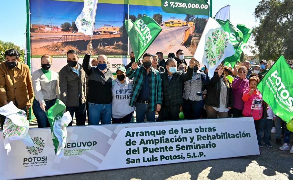Ampliación del puente Seminario beneficiará a 200 mil usuarios en la capital de SLP: Gallardo