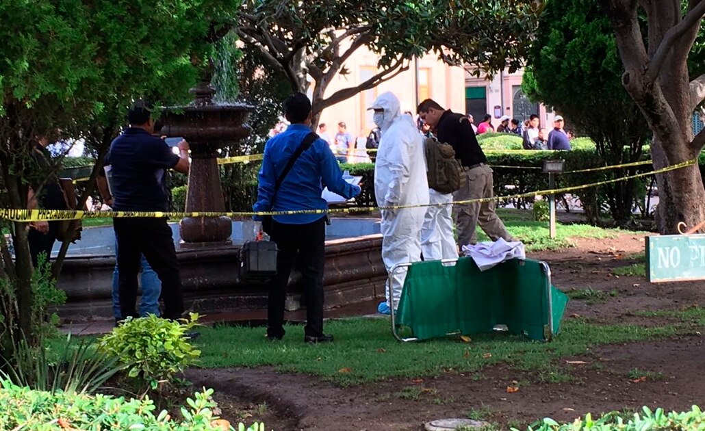 Investigan muerte en Plaza de Armas