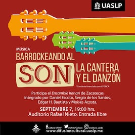 UASLP invita a concierto “Barrockeando al son de la cantera y el danzón”