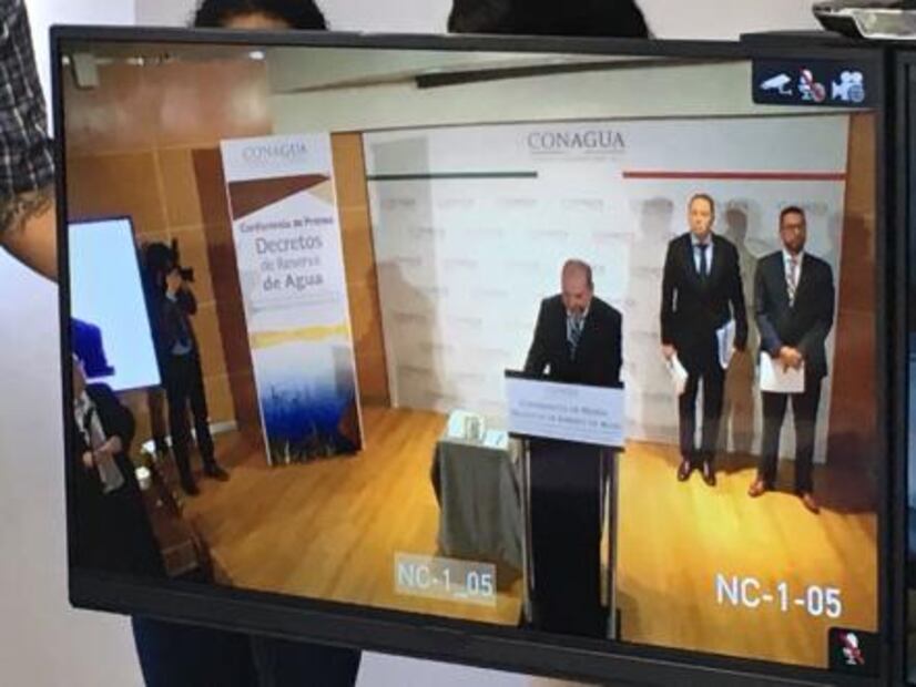 Supuesta “privatización del agua”, campaña orquestada por “ya sabes quién”: Conagua