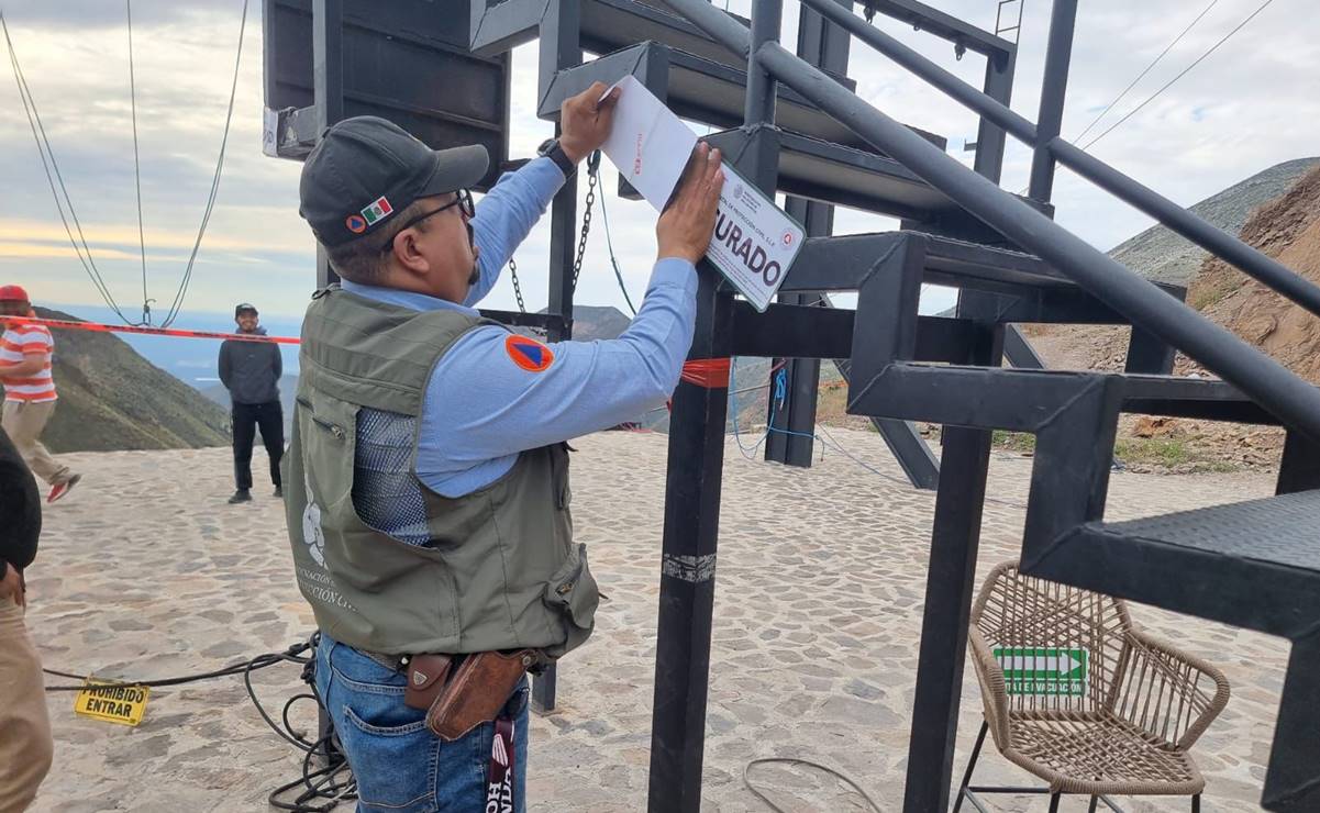 Tras incidente con turista, clausuran columpio extremo de Real de Catorce